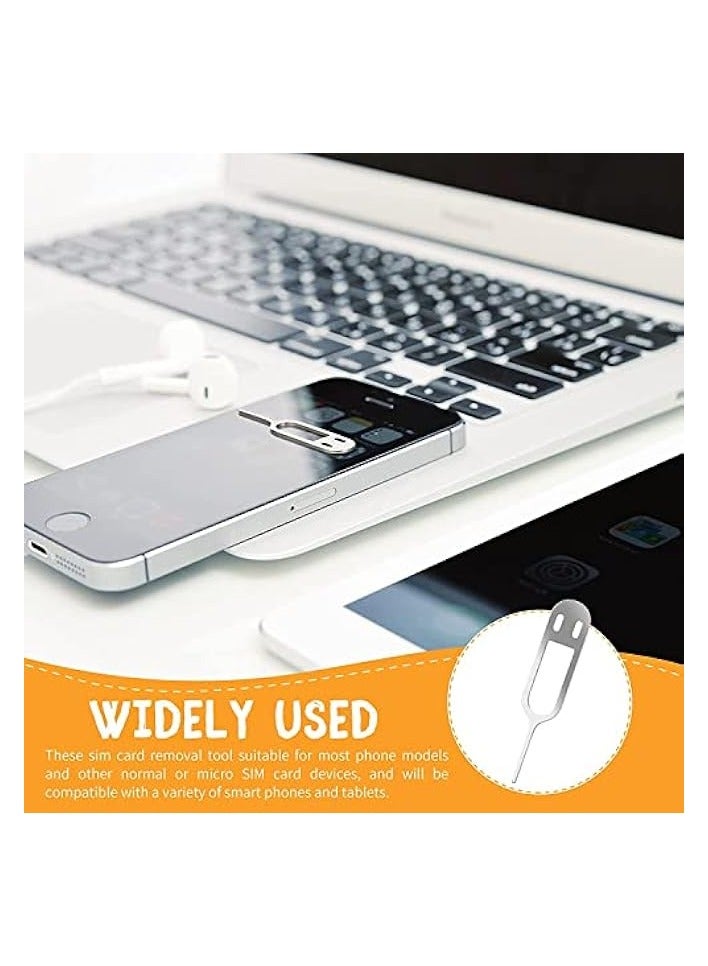 بروماس 4 قطع أداة إزالة بطاقة SIM، مزيل شريحة الهاتف، دبوس بطاقة شريحة فتح القفل، فتاحة إبرة مناسبة لجميع هواتف iPhone وSamsung والهواتف الذكية الأخرى، مع سلسلة مفاتيح قابلة للإزالة - Image 5