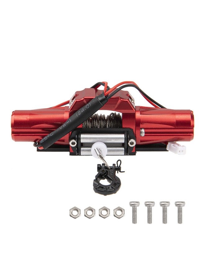 Vgoohobby Vgoohobby RC Car Winch,Universal Simulation Winch with Dual Motor Compatible with Traxxas TRX4 Axial SCX10 90046 D90 1/10 Scale RC Crawler Car - Image 2