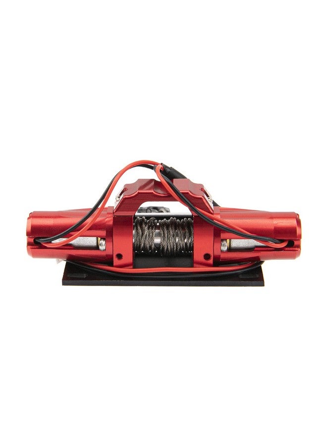 Vgoohobby Vgoohobby RC Car Winch,Universal Simulation Winch with Dual Motor Compatible with Traxxas TRX4 Axial SCX10 90046 D90 1/10 Scale RC Crawler Car - Image 3
