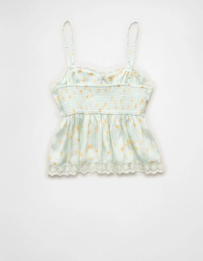 American Eagle  AE Tiered Ruffle Tank Top for Women | Best Price UAE