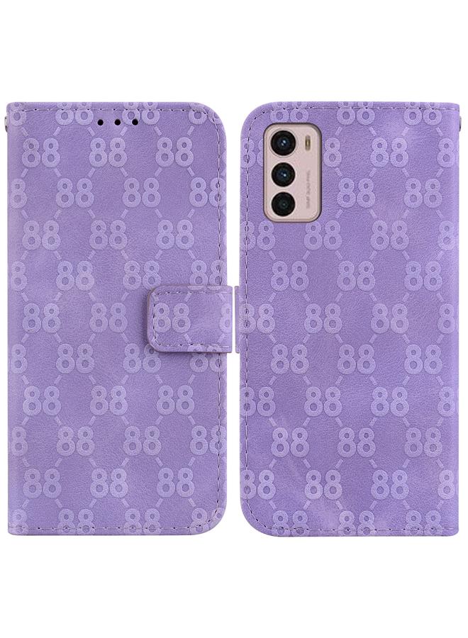 S-TOP Case For Motorola Moto G42 Double 8-shaped Embossed Leather Phone Case - Image 1