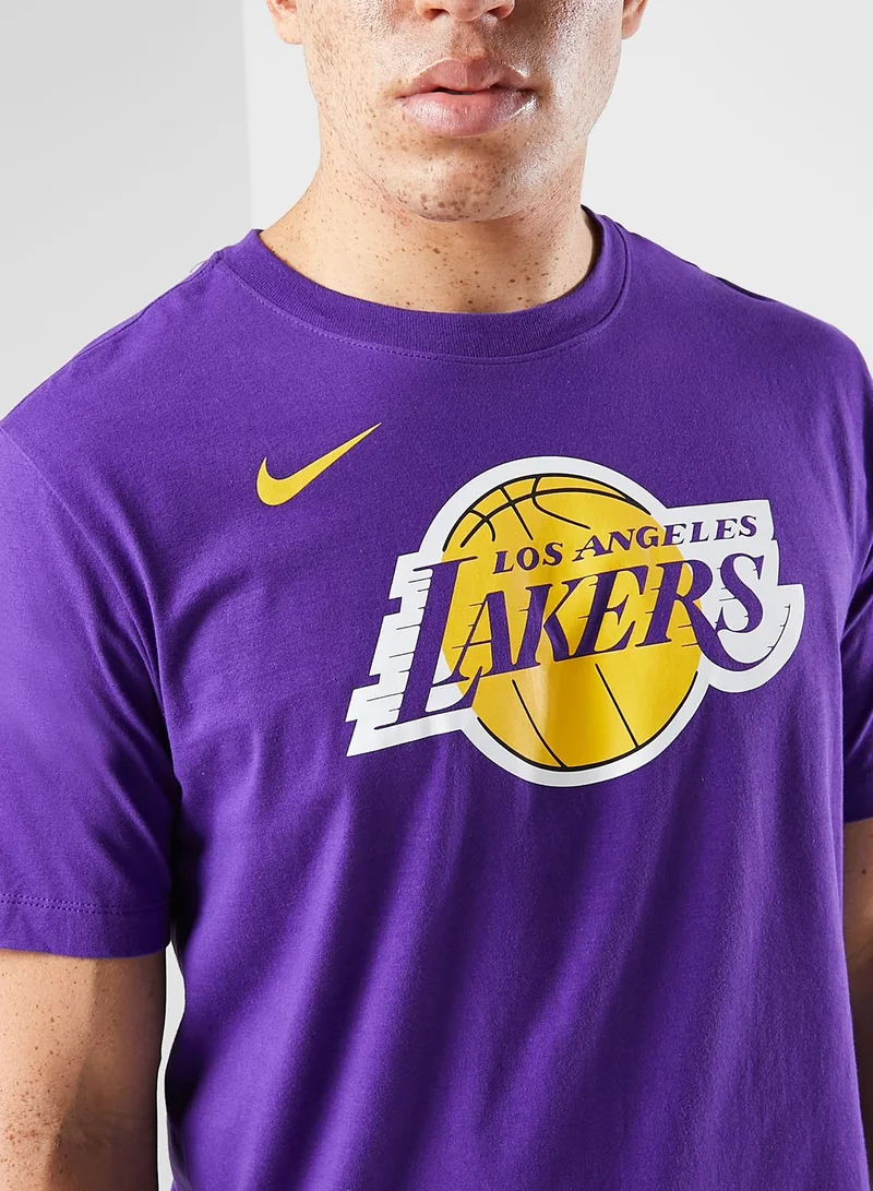 Nike  Los Angeles Lakers Logo T-Shirt for Men | Best Price UAE