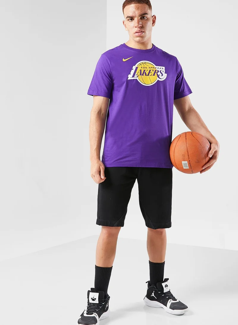 Nike  Los Angeles Lakers Logo T-Shirt for Men | Best Price UAE