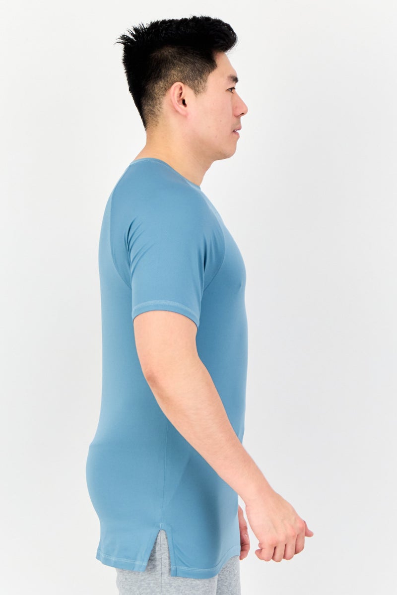 PUMA Men Sportswear Fit Short Sleeve Outdoor T Shirt, Bold Blue - Image 2