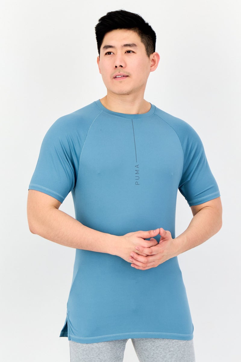 PUMA Men Sportswear Fit Short Sleeve Outdoor T Shirt, Bold Blue - Image 1