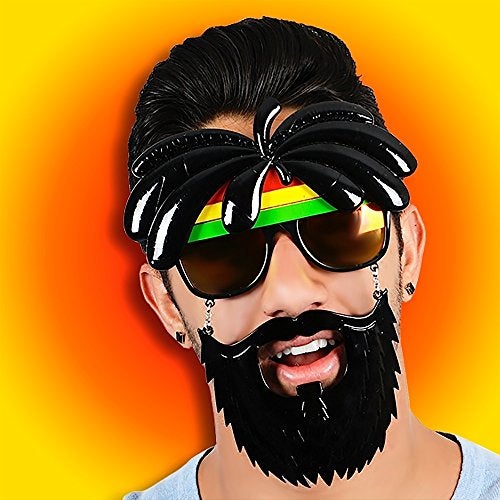 Sun-Staches Rasta Sunglasses Costume Party Favors UV400 One Size Fits Most - Image 2