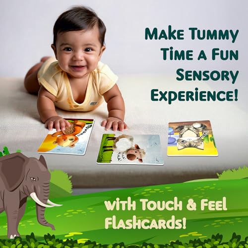The Curious Bees - Animals Touch & Feel Textured Sensory Cards | 12 Animals & 6 Textures to Enhance Sensory, Cognitive, Spatial & Hand Eye Co-Ordination in Kids - Image 4