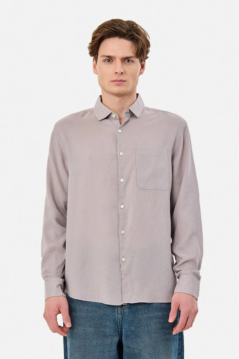 SNITCH Linen Blend Regular Fit Shirt