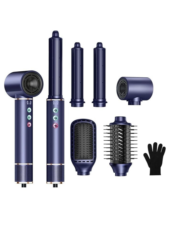 general 5 in 1 Hair Dryer Brush 110000RPM 20m/s Airflow High-Speed Hot Air Brush,0.75LB Aluminum Mini Lightweight Design320 Million Negative Ionic Blow Dryer Brush Hair Styler Curling Iron,Thermal Brush Set - Image 1