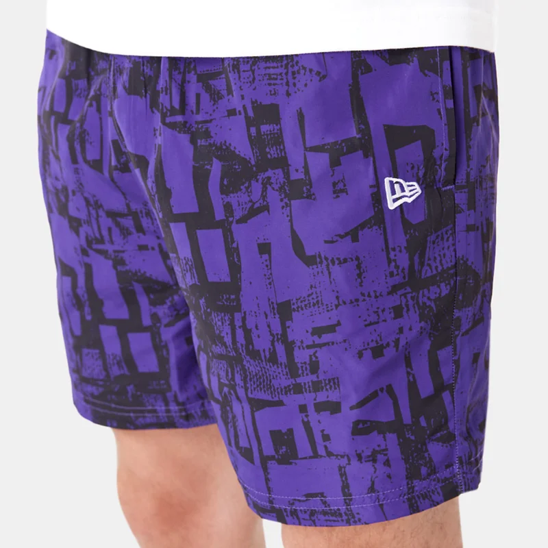 NEW ERA Men's NBA Los Angeles Lakers Allover Print Shorts