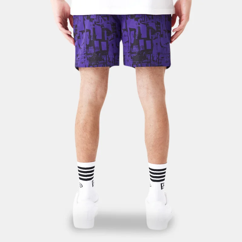 NEW ERA Men's NBA Los Angeles Lakers Allover Print Shorts
