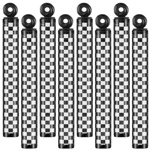 Rotatingpals 32 Pcs Checkered Bubble Wands Black and White Checkered Bubble Wand Race Car Party Favors for Adult Summer Activity Race Car Birthday Goodie Bag Stuffers Gifts Wedding Supplies - Image 1