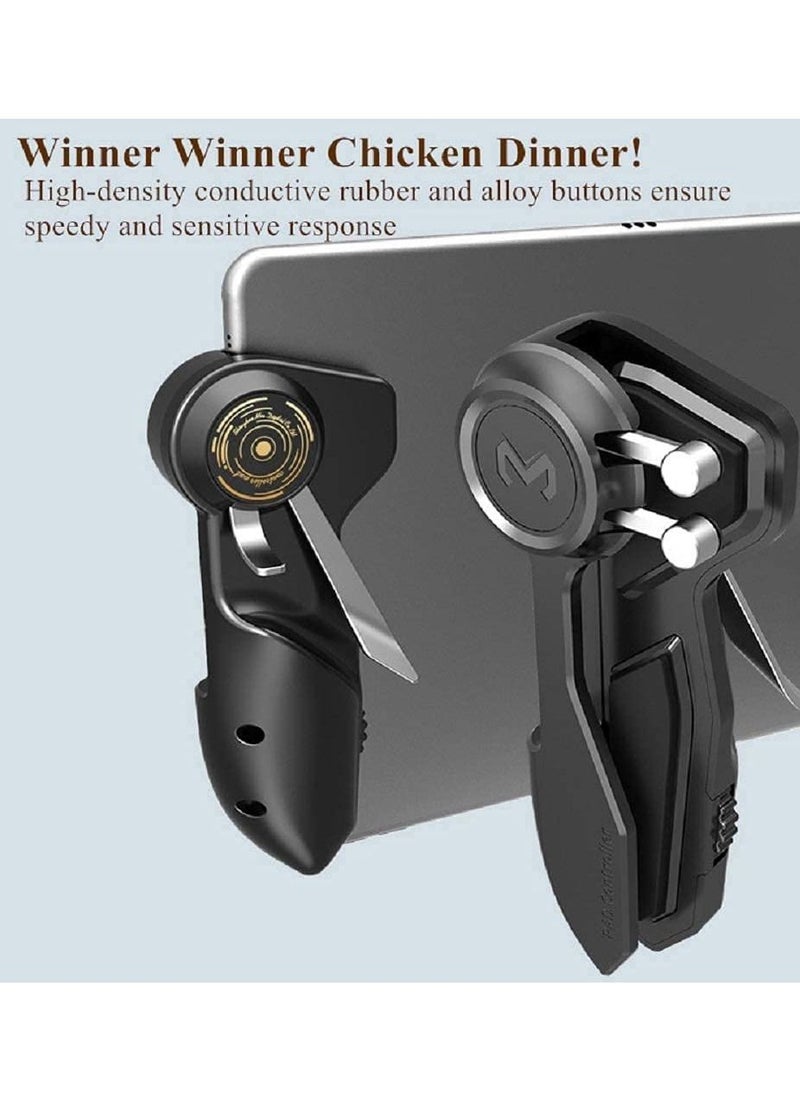 XICEN - Mobile Game Controller For iPad/Tablets, Six Finger Game Joystick Handle Aim Button L1R1 Shooter Gamepad Trigger - Image 1