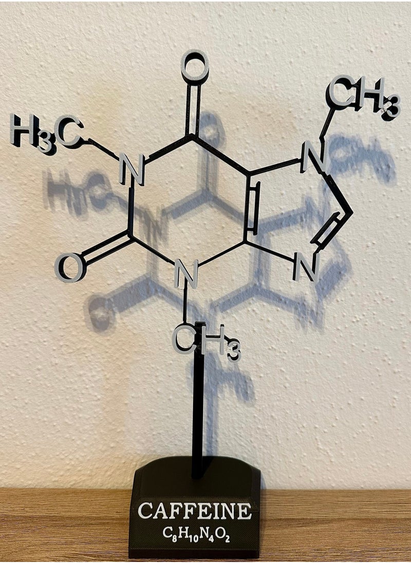 Caffeine molecule Caffeine molecule trophy