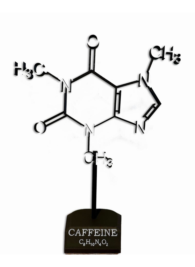 Caffeine molecule Caffeine molecule trophy