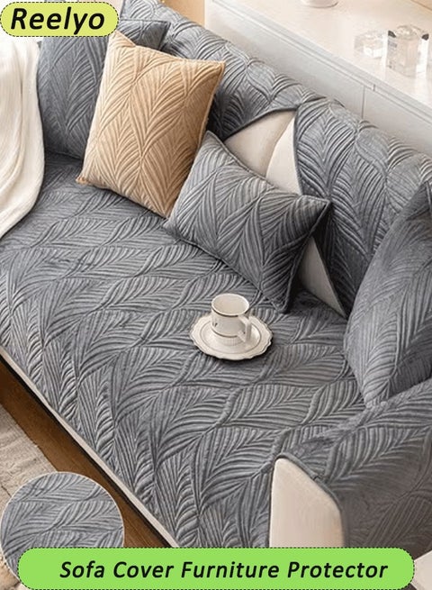 Sofa Cover Furniture Protector Couch Soft Non -Slip Flush Cushion Four Seasons Universal Dutch Sofa Cover Multi -Sized Couch Cover for Cushion Couch