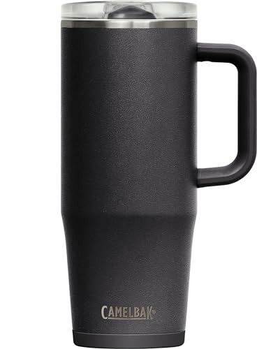 CamelBak Thrive Insulated Stainless Steel Mug Leak Resistant Design for Hot and Cold Drinks and Everyday Travel 32oz Black - Image 1