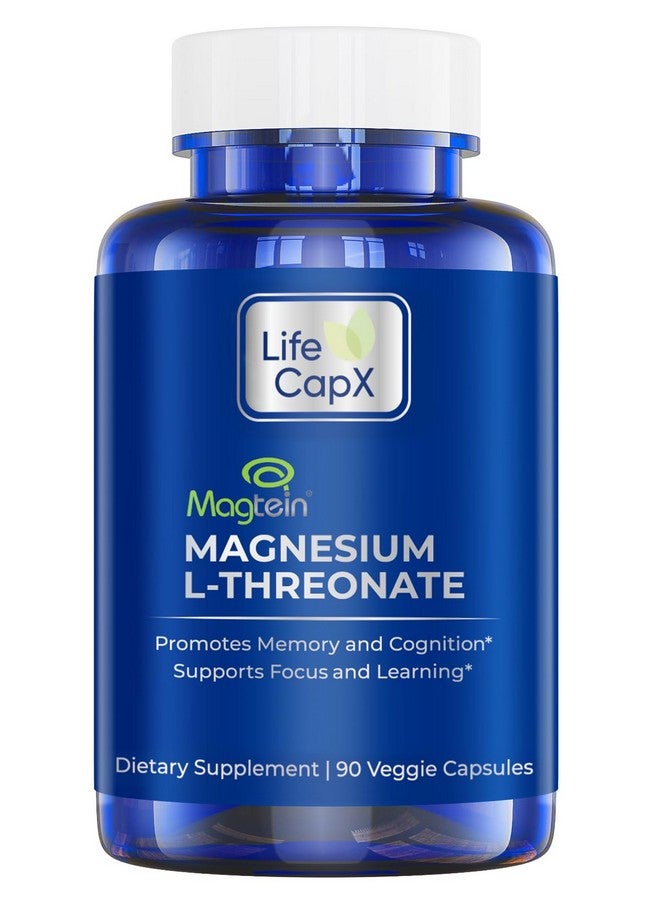 LIFE CAPX Magnesium L-Threonate Capsules, Original Patented Magtein™ Form of Magnesium (Mg), Improve Memory, Cognition and Sleep Quality (90 Capsules) - Image 1