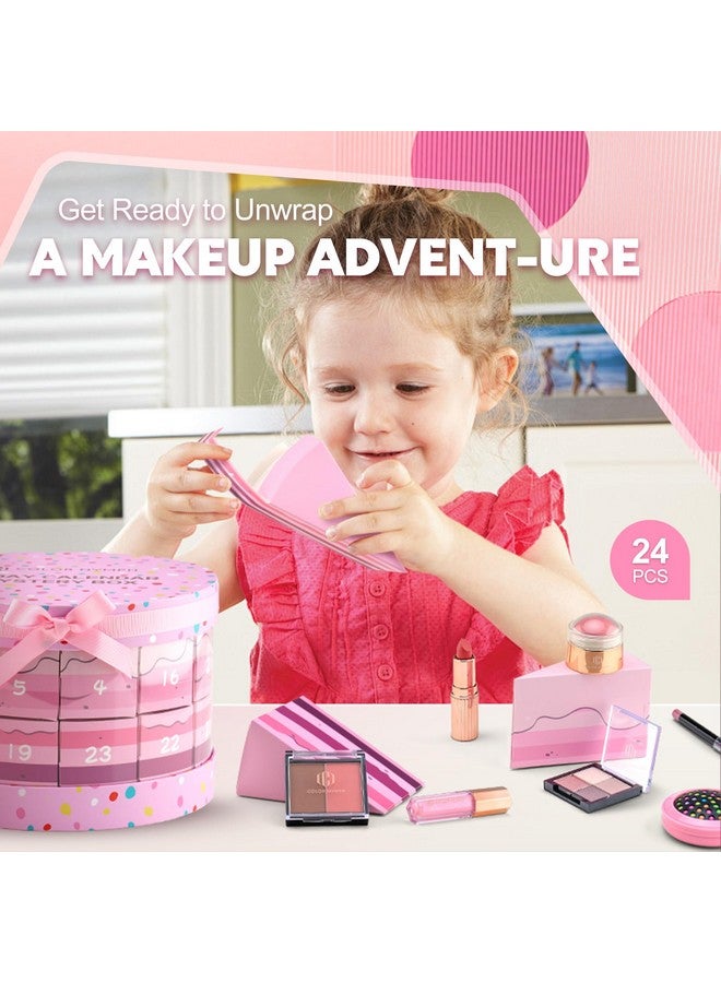 Color Nymph Makeup Advent Calendar 2024, 24 Days Advent Calendar Christmas New Year Birthday Makeup Gift Sets for Beauty Cosmetic Starter Kit For Teens Girlfriend Daughters Surprise Holiday Gift Pink - Image 4