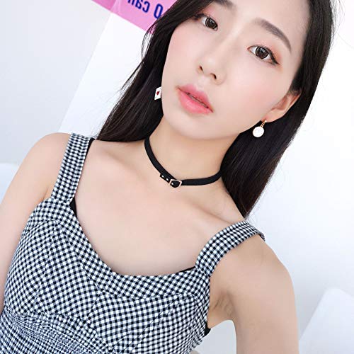 FUTIMELY Queen of Hearts Dangle Drop Earrings, Asymmetric Long Clock Poker Earrings Queen of Hearts Costume Accessories for Women Halloween Theme Accessories - Image 3