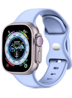 Generic Band with Case For Apple Watch Ultra 49mm,Adjustable Silicone Sport Loop Ocean Strap Men Women Strap With Protective Cover Screen Shockproof for iWatch Ultra 2 49mm  - Image 2