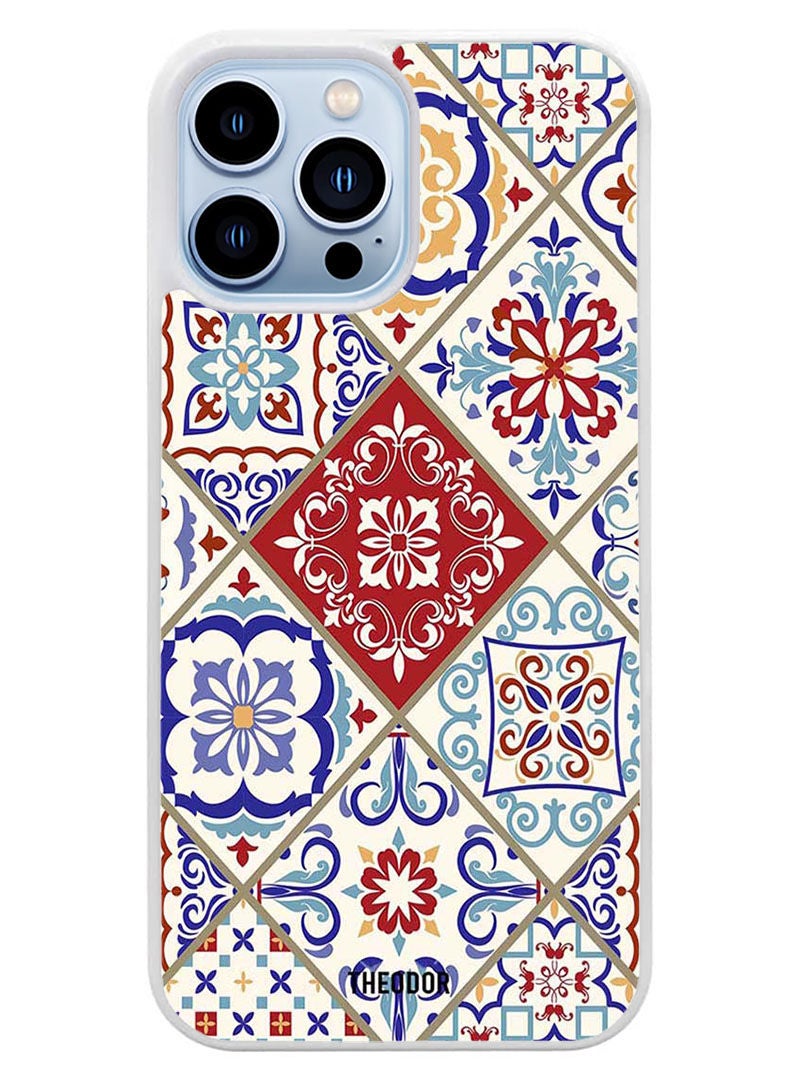 Theodor Protective Case Cover For APPLE IPHONE 14 Pro Max Fine Art Print(White Bumper) - Image 1