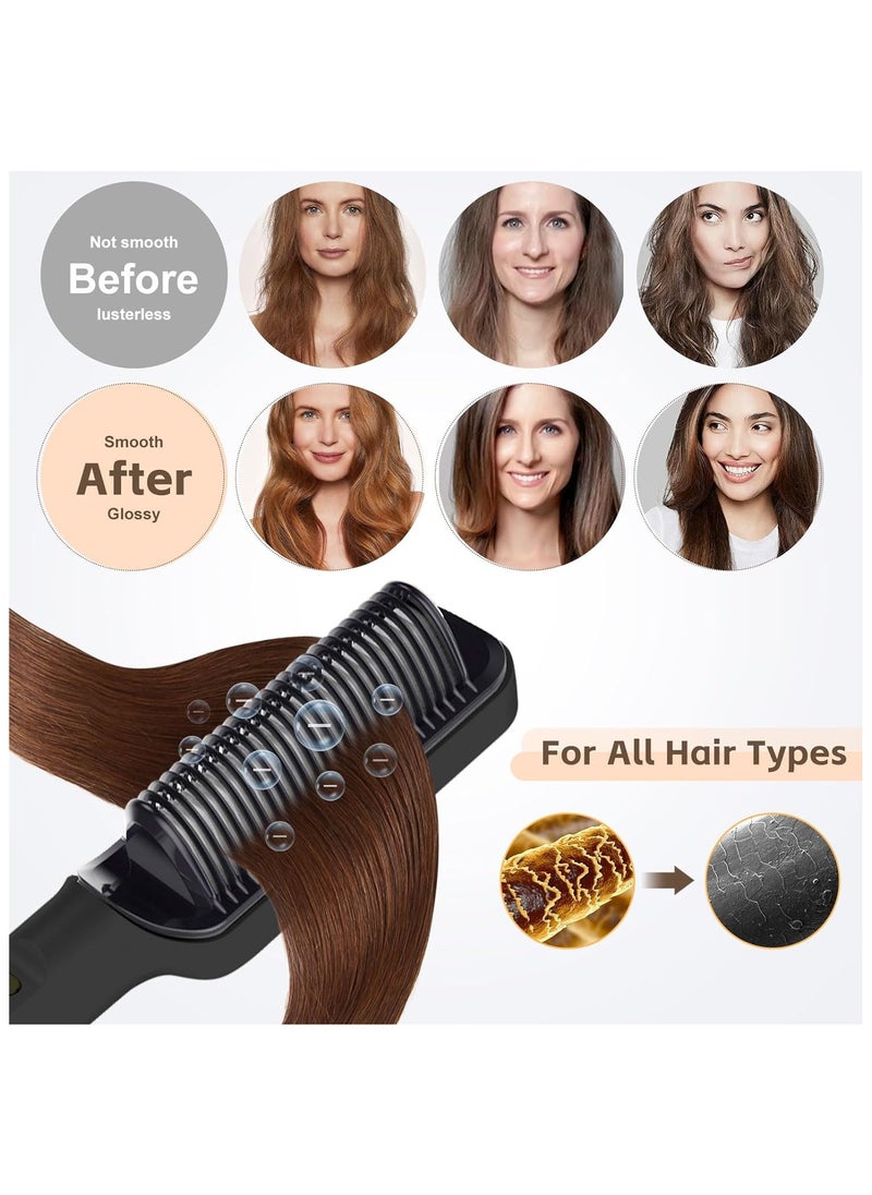 Hair Care Straightener Brush with Thermostatic Control, Anti-Scalding Design, 360-Degree Rotating Base Cord,Hair Styler for Men & Women, Suitable for Home, Travel, Salon, All Hair - pzsku/Z9F2B514F42919E306F20Z/45/_/1738924191/0103019e-2c40-48b2-a79d-69bb40334639