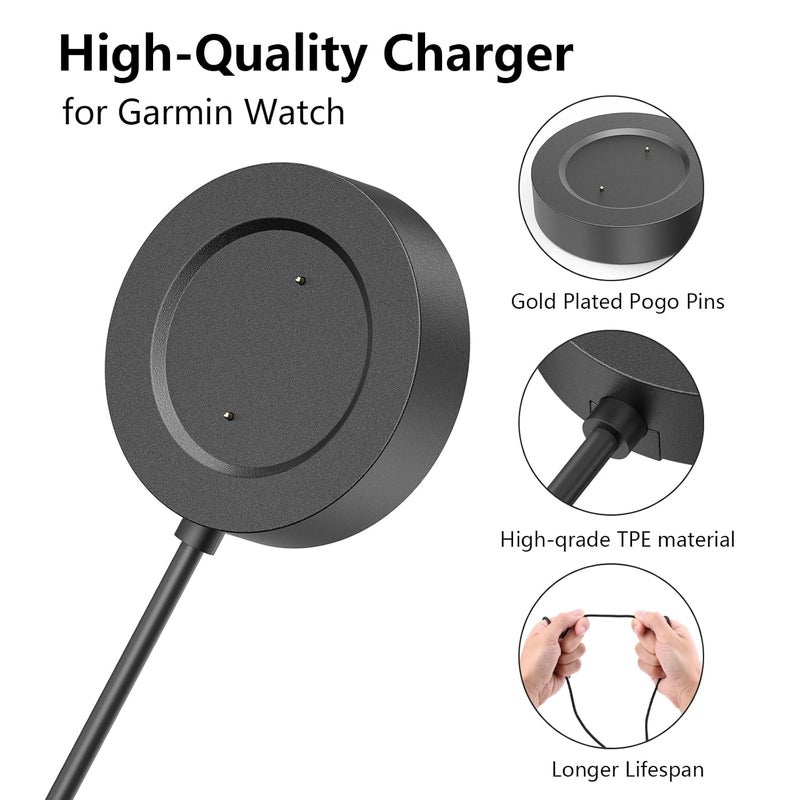 Mugust Charger for Xiaomi Mi Watch/S1 Active/Colour Sport/Color2 - Replacement USB Charging Cable for Smart Watch Accessories (100 cm) - Image 3