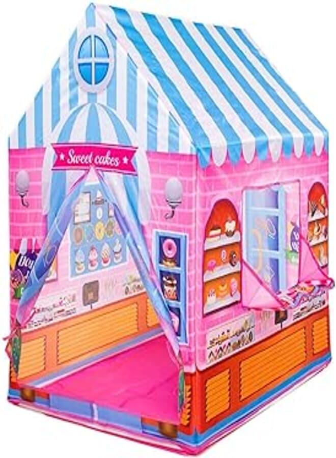 OR Candy House Play Tent With 50 Play Balls Included,Multicolor