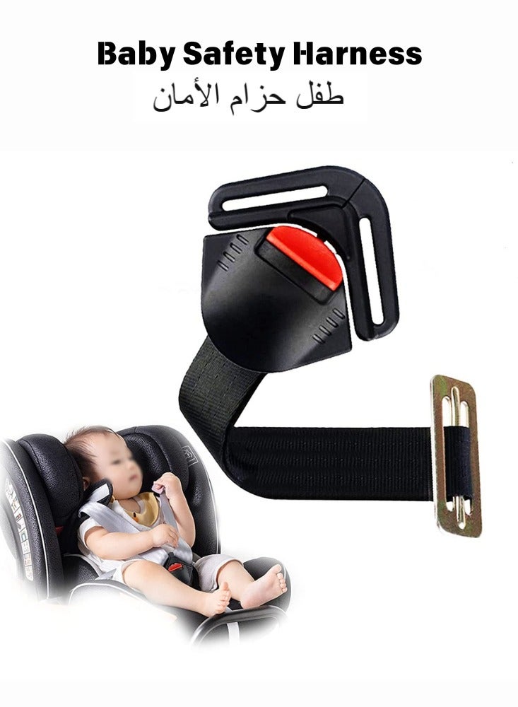 DOUGEI Universal Baby Car Seat Safety Harness Locking Buckle Clip, Car Seat Toddler Harness Clip for Pram Buggy, Electric Cars, Kid Pushchair, High Chair  - Image 1