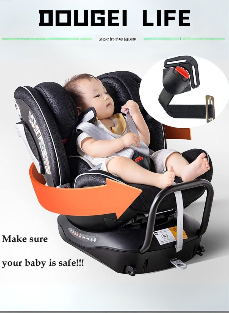 DOUGEI Universal Baby Car Seat Safety Harness Locking Buckle Clip, Car Seat Toddler Harness Clip for Pram Buggy, Electric Cars, Kid Pushchair, High Chair  - Image 2