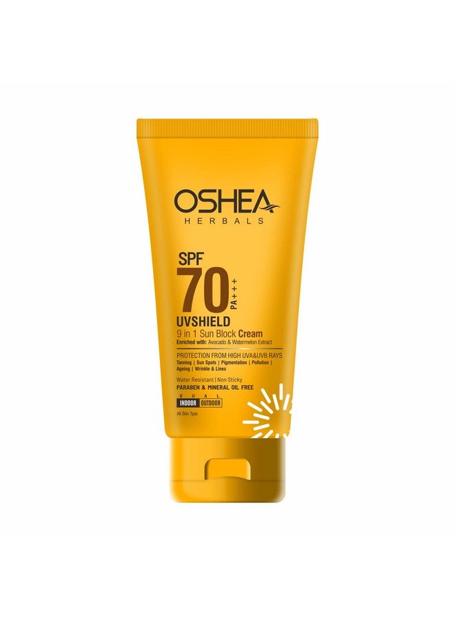 OSHEA Herbals Uvshield 9 In 1 Sun Block Cream Spf70 Pa+++ - Image 2