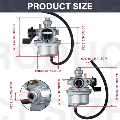 Onsnail XR70 CRF70 Carburetor for Honda XR70R 1997-2003,CRF70 XR70 1997-2005,CRF70F 2004-2012 Replace 16100-GCF-672 - Image 3