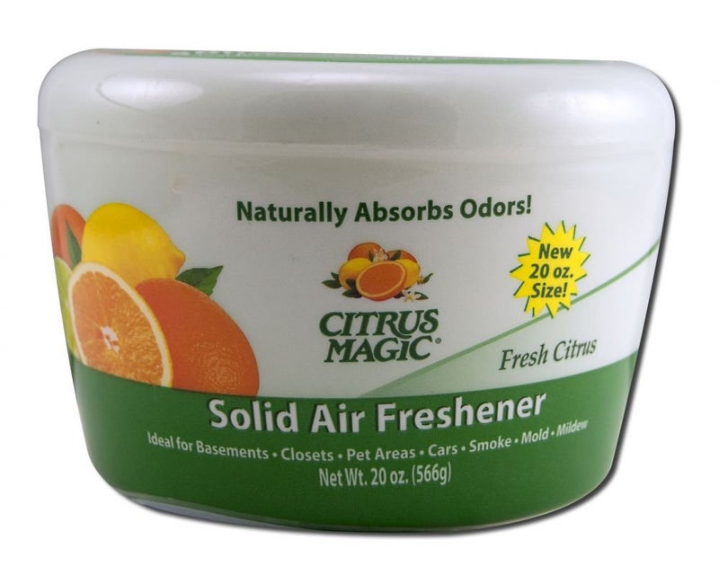 Citrus Magic Odor Absorbing Solid Air Freshener Fresh Citrus 20Ounce Pack of 1