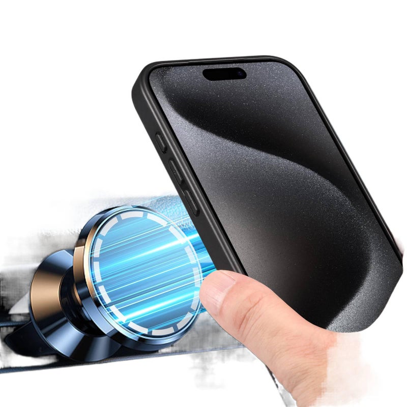 iPhone 16 Pro Case TPU for iPhone 16 16 Plus 16 Pro 16 Pro Max with Leather Texture and Card Holder and Anti Fingerprint in Green - Image 4