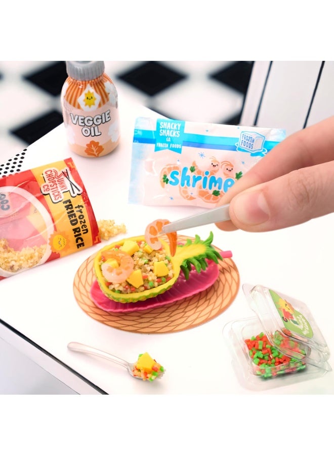 MGA's Miniverse MGA’s Miniverse Make It Mini Foods Diner Series 4 Surprise, DIY Mini Resin Snack & Dessert Replicas with Ingredients, Recipe Card, Accessories, Table Display & Blind Packaging – 8 Styles- 546825 - Image 4