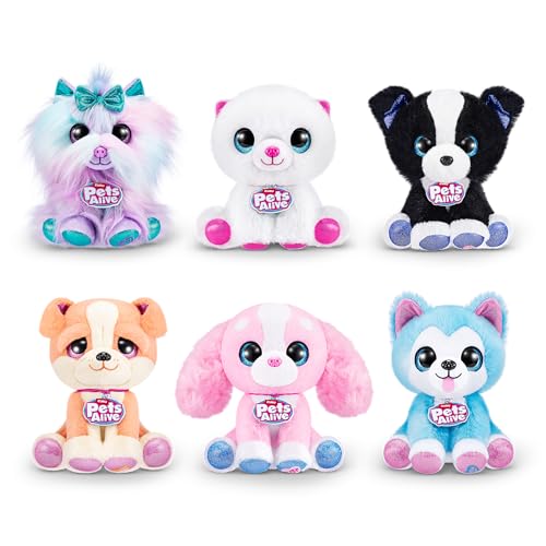 Pets Alive ZURU Surprise Puppy Plush - Border Collie Puppy with Electronic Speak and Repeat - Image 4