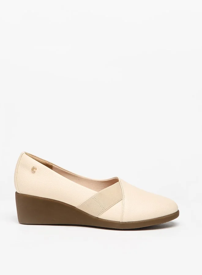 Le Confort Women Solid Slip-On Shoes with Wedge Heels