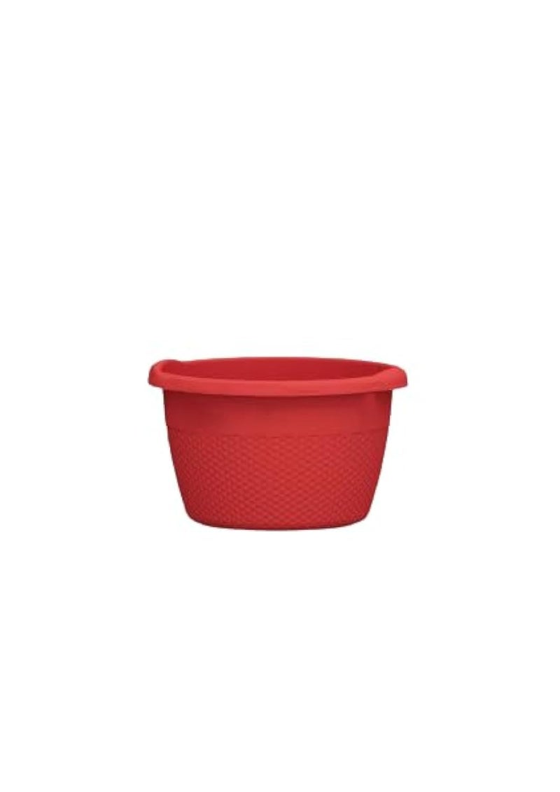 MAJOR VELO SIZE (1) RED Plastic Round Deep Basin Bucket