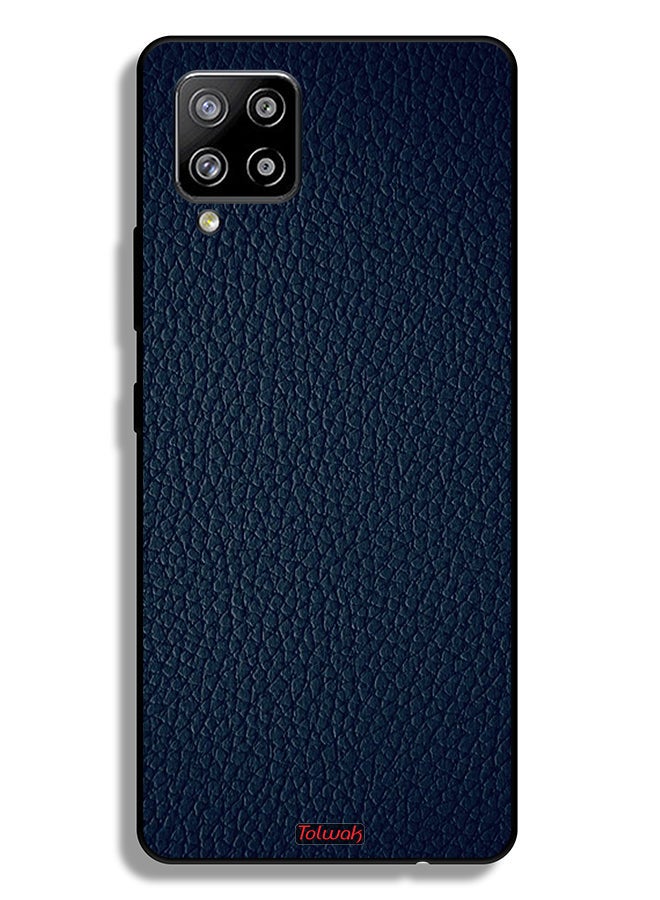 Tolwak Samsung Galaxy A42 5G Protective Case Cover Leather Pattern - Image 1