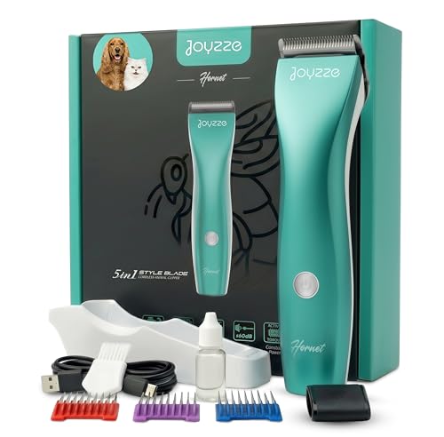 JOYZZE Hornet 5in1 Professional Pet Grooming Clipper for Dogs  Cats Low Noise Precision Trimmer for Trimming Shaping  Styling - Image 1
