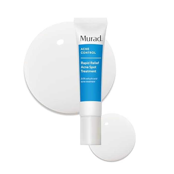Murad Rapid Relief Acne Spot Treatment - Fast-Acting Blemish Spot Treatment with 2% Salicylic Acid, Pine & Thyme Complex, Horse Chestnut and Oat - Clear Gel Treats Acne & Soothes Skin Fast - Image 1
