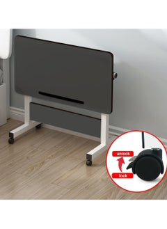 DubaiGallery Rolling Desk Adjustable Height,Rolling Computer Cart,Portable Laptop Desk,Small Adjustable Home Office Desk,Rolling Laptop Desk,Small Portable Desk  - Image 4