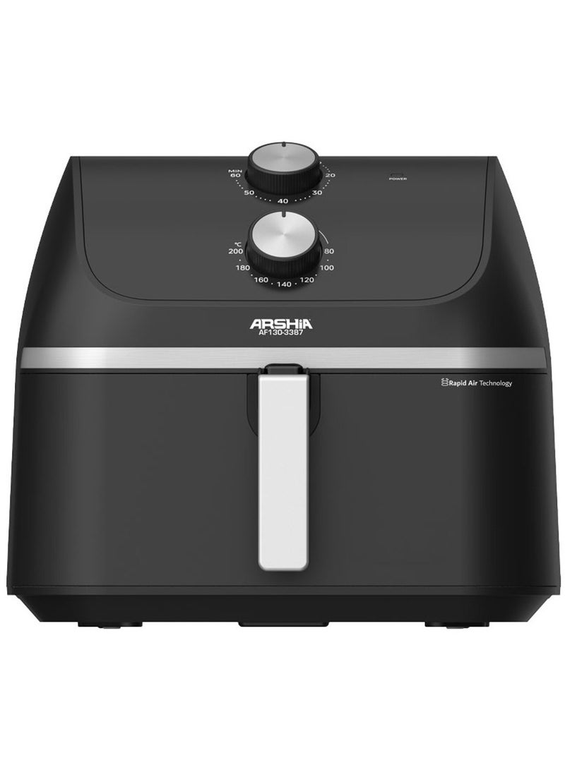 Arshia Air Fryer 8L – Healthy Oil-Free Cooking – Manual Control