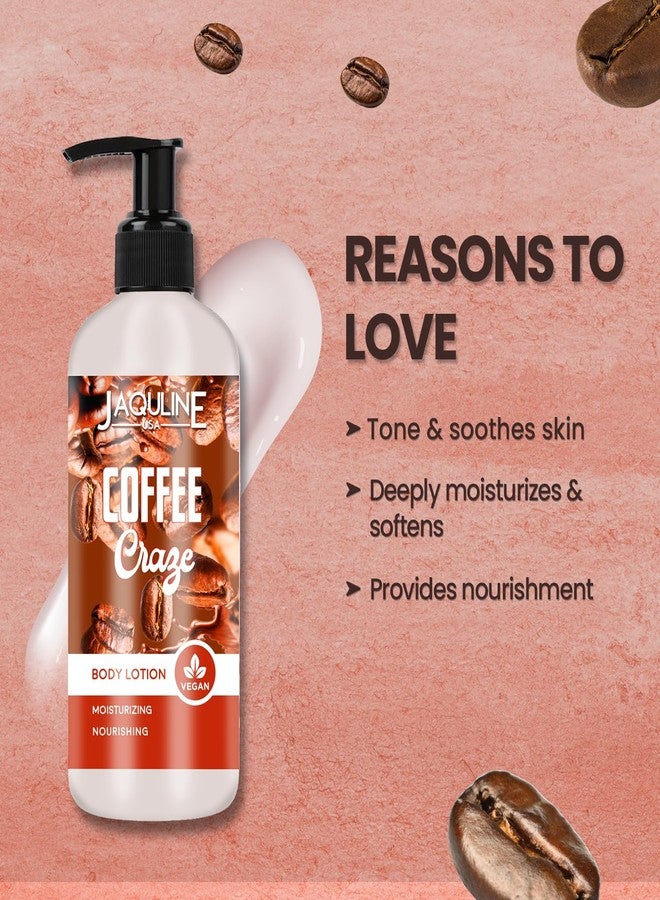 Jaquline USA Coffee Craze Body Lotion For Men and Women,250ml| Tones & Soothes Skin|Provides Intense Nourishement| Suitable for all skin types - Image 3