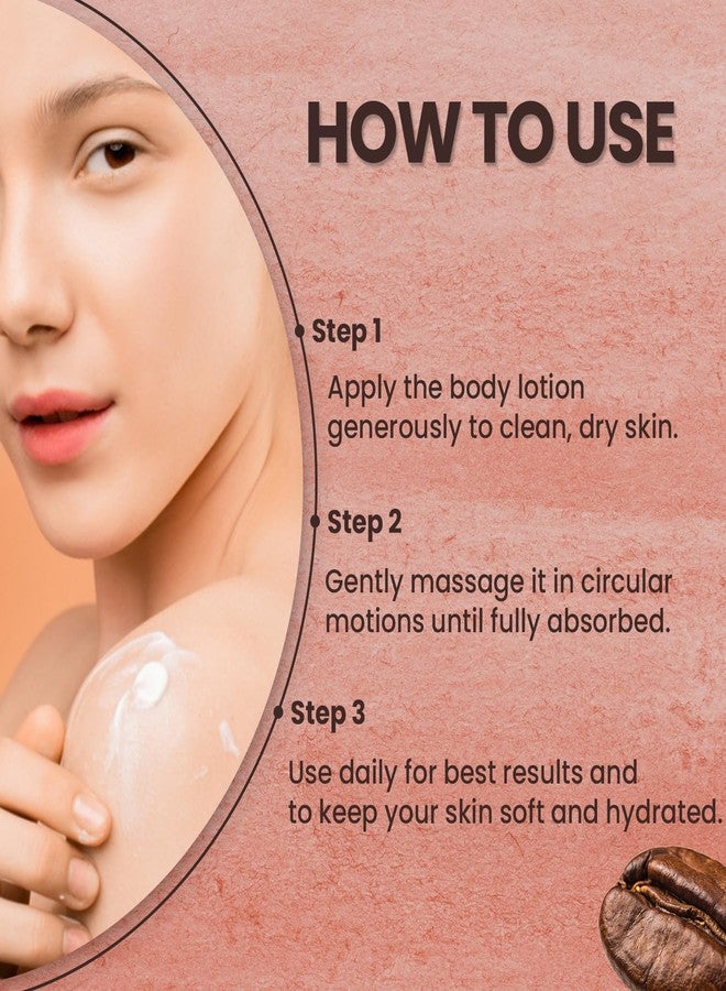 Jaquline USA Coffee Craze Body Lotion For Men and Women,250ml| Tones & Soothes Skin|Provides Intense Nourishement| Suitable for all skin types - Image 4