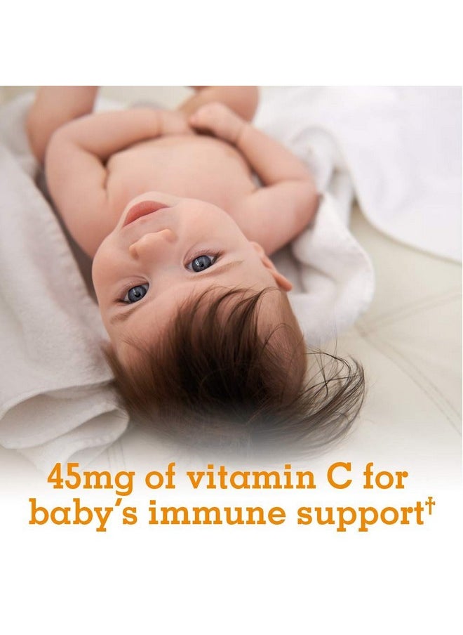 Garden of Life - Baby Vitamin C Drops For Infants And Toddlers Organic Whole Food Liquid Vitamin C 45Mg Immune Support For Babies From Amla Fruit Citrus Flavor Vegan & Gluten Free 56 Ml (1.9 Fl Oz) - Image 1