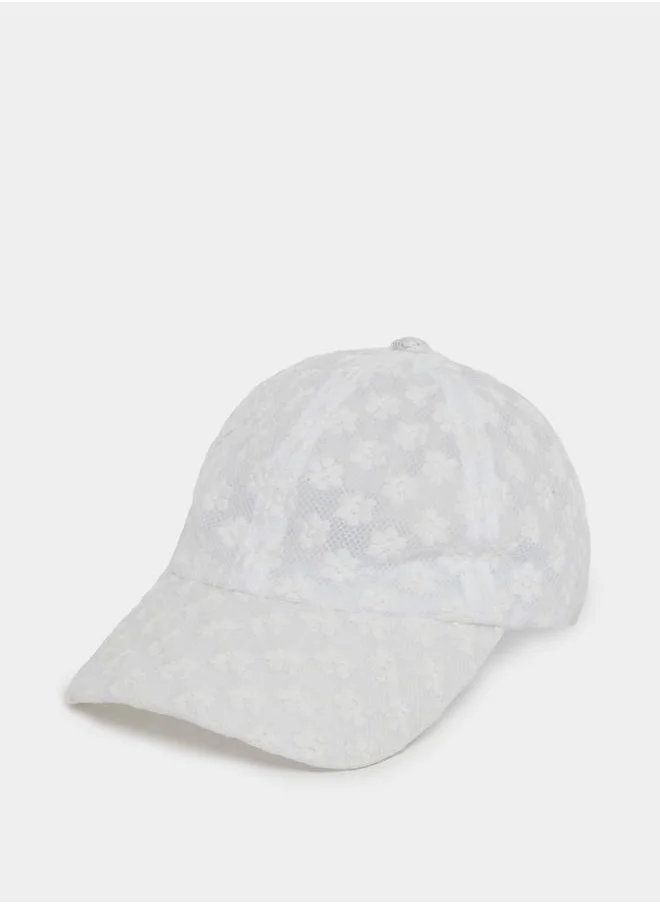 Styli Styli Floral Embroidered Baseball Cap