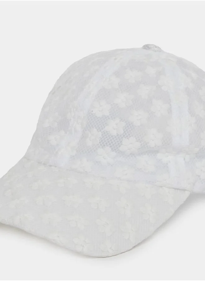 Styli Styli Floral Embroidered Baseball Cap