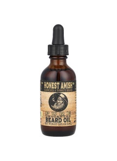 Honest Amish, Pure Beard Oil, Unscented, 2 fl oz (60 ml)